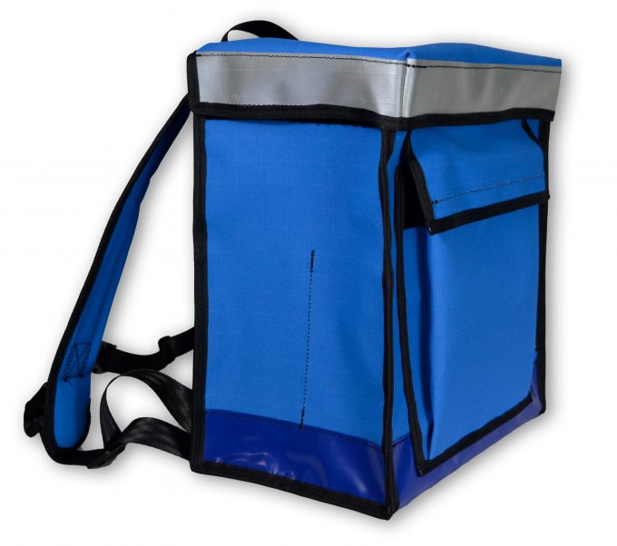 CWBP 033 1 Blue Canvas Back Pack - Canvas WIL Backpack - Mine Shop