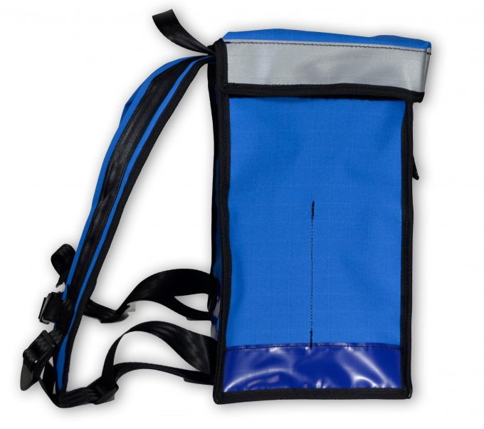 CWBP 033 3 Blue Canvas Back Pack - Canvas WIL Backpack - Mine Shop