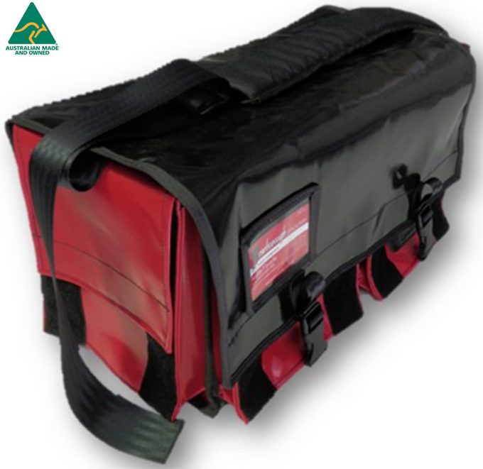 HXLB 060 Black Red 2 - X-Large Tool Bag with Pockets - Mine Shop