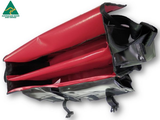 HXLB 060 Black Red 6 - X-Large Tool Bag with Pockets - Mine Shop