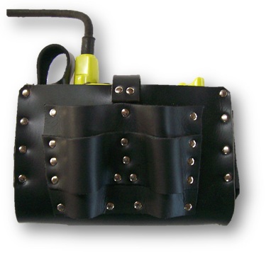 ICCL LTEZ 2 - Leather ICCL Battery Pouch with Tool Holder & Eziscan - Mine Shop