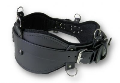 Leather Miners Belt for CSE Rescue - Custom Mining & Safety 
