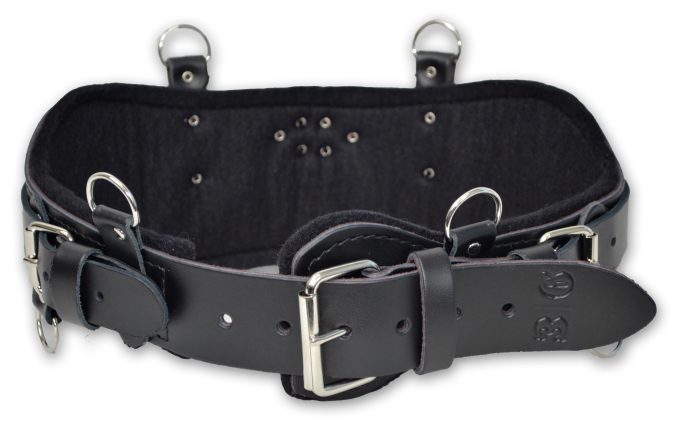 LBSB Wide Leather Miners Belt - Miners Leather Back Support Belt - Mine Shop