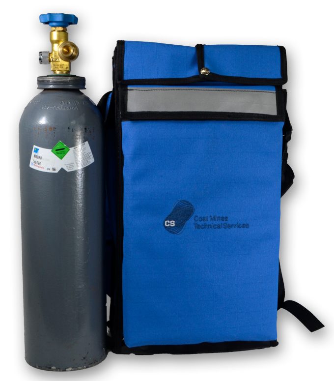 CGBP 500 3 5Lt Gas Bottle Back Pack - Canvas Gas Bottle XL Backpack - Mine Shop